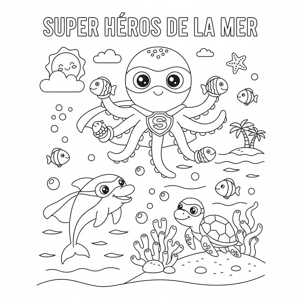 Coloriage coloriage à imprimer super héros 3