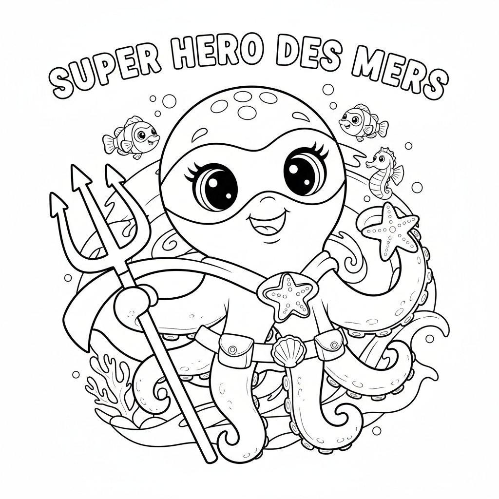 Coloriage coloriage à imprimer super heros 4