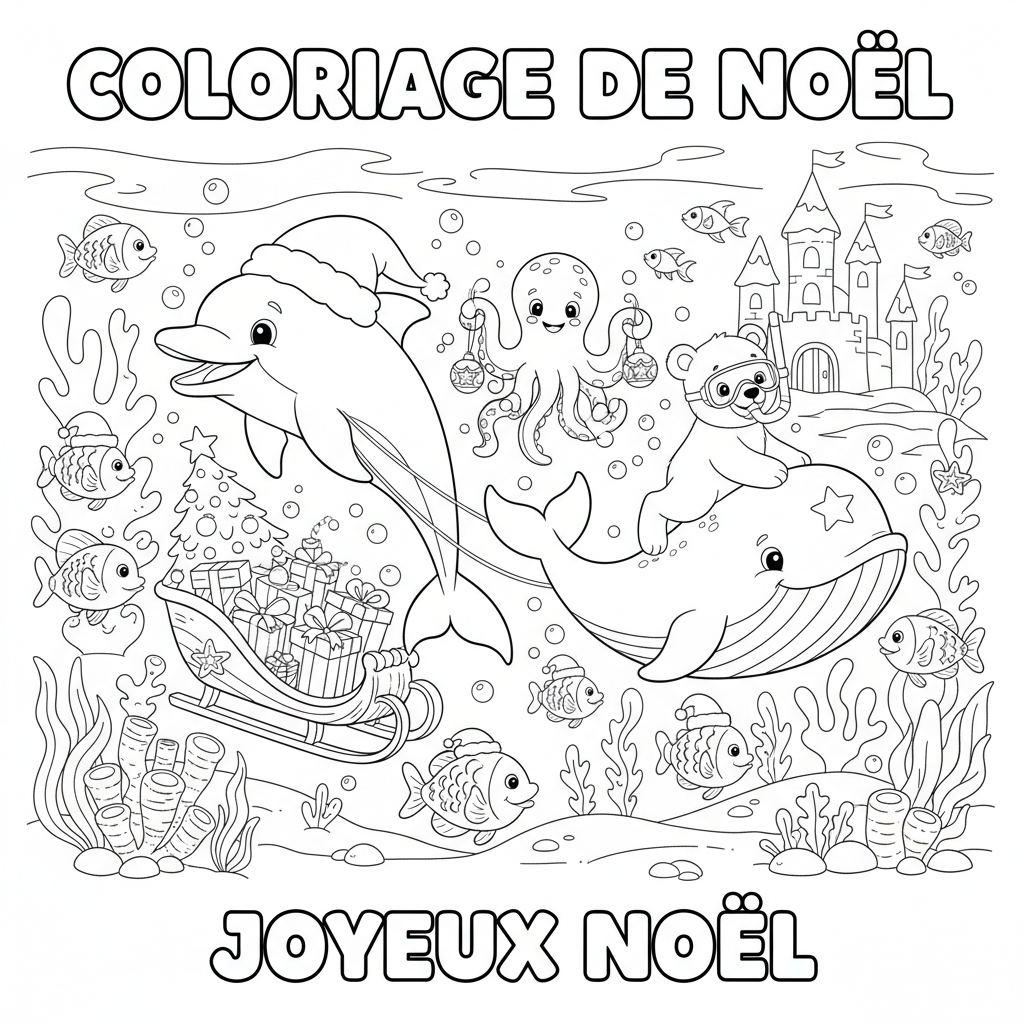 Coloriage coloriage a imprimer sur noel 5