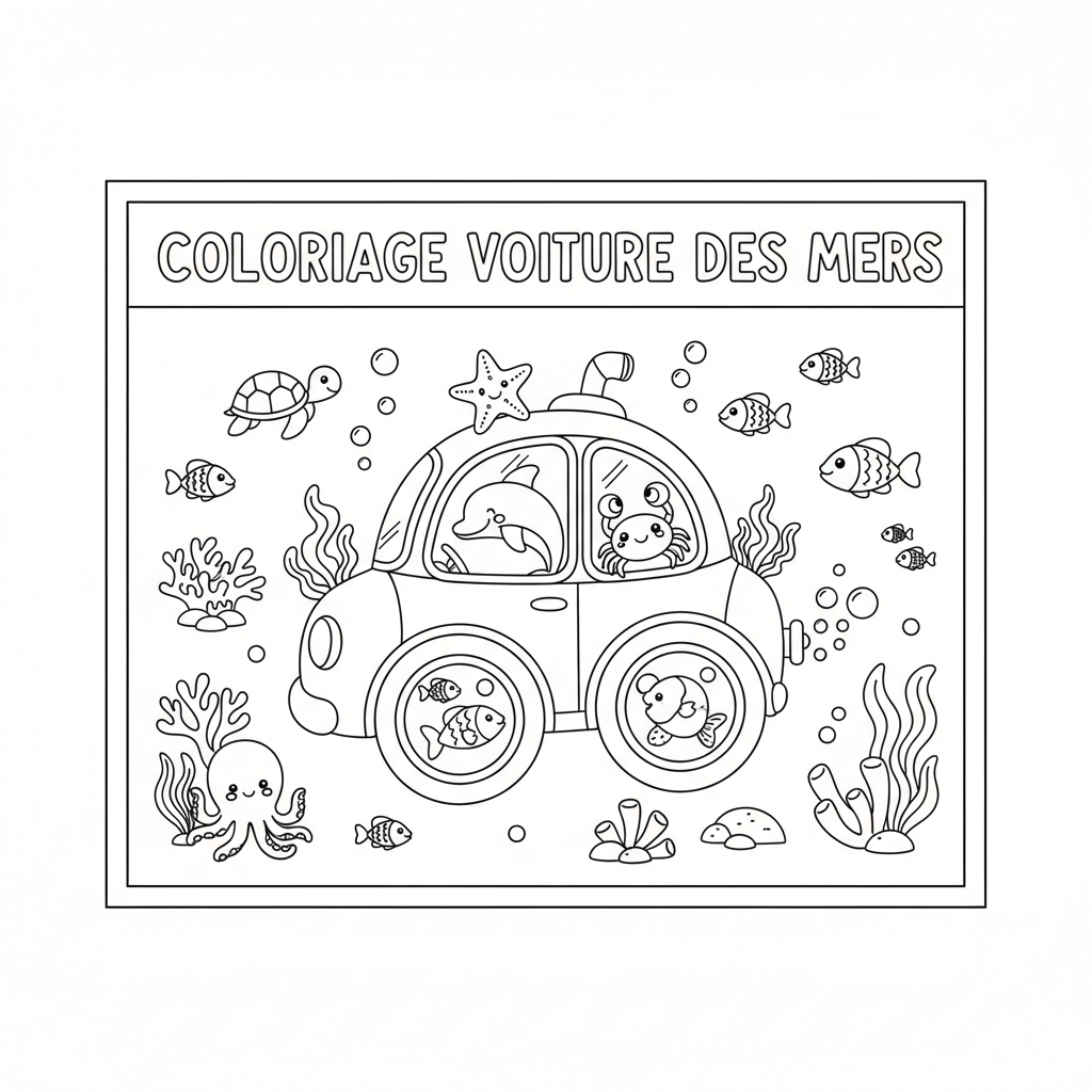 Coloriage coloriage a imprimer voiture 2