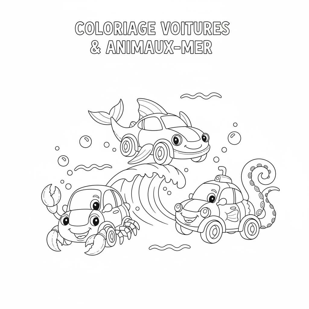 Coloriage coloriage à imprimer voitures 2