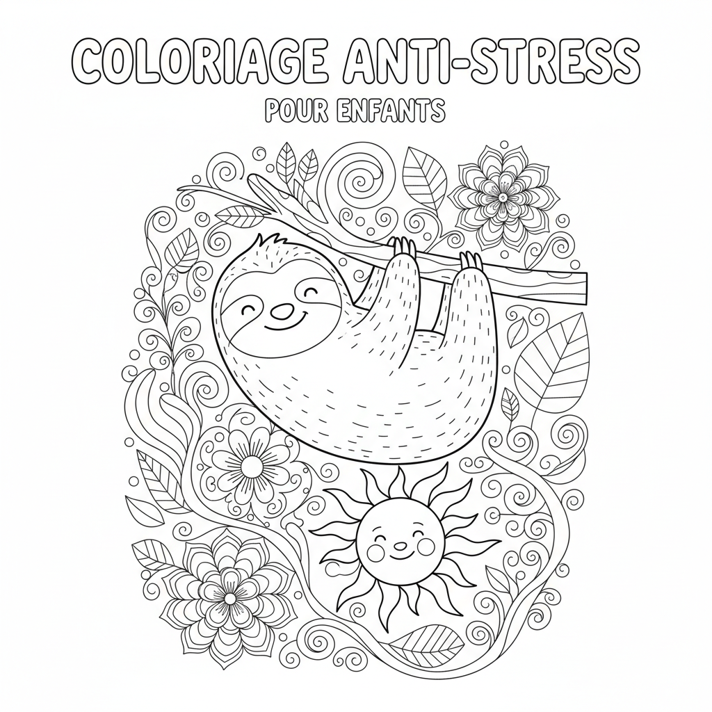 Coloriage Adulte À Imprimer Gratuit pour se Relaxer
