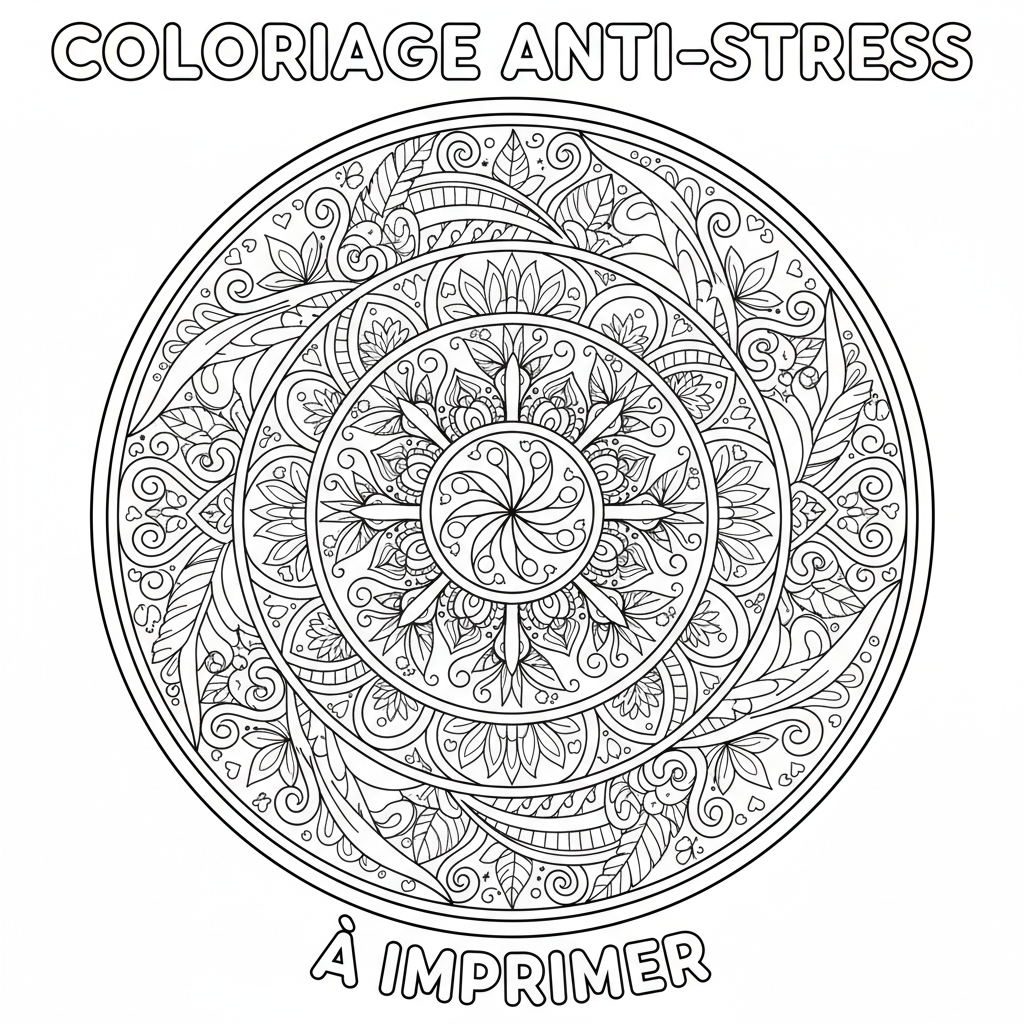 Coloriage coloriage adulte à imprimer 5