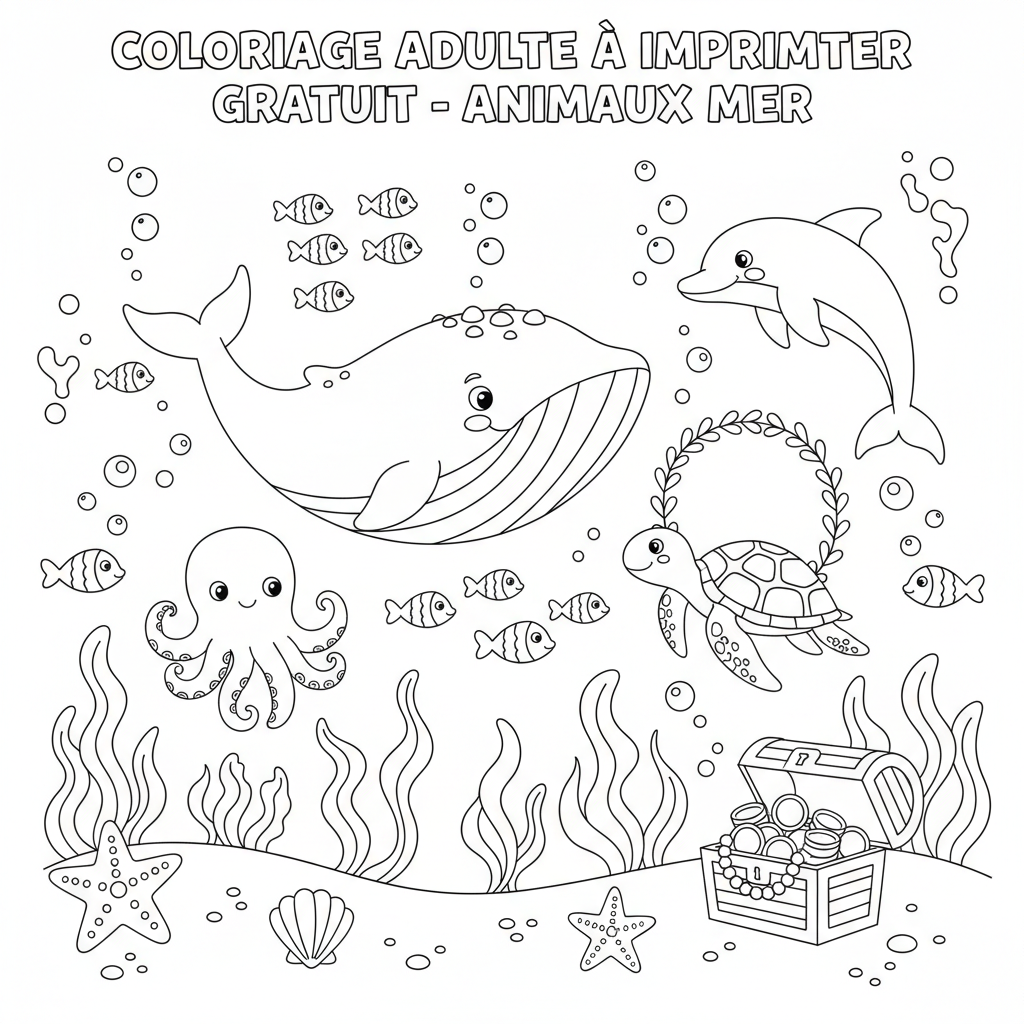 Coloriage coloriage adulte à imprimer gratuit 2