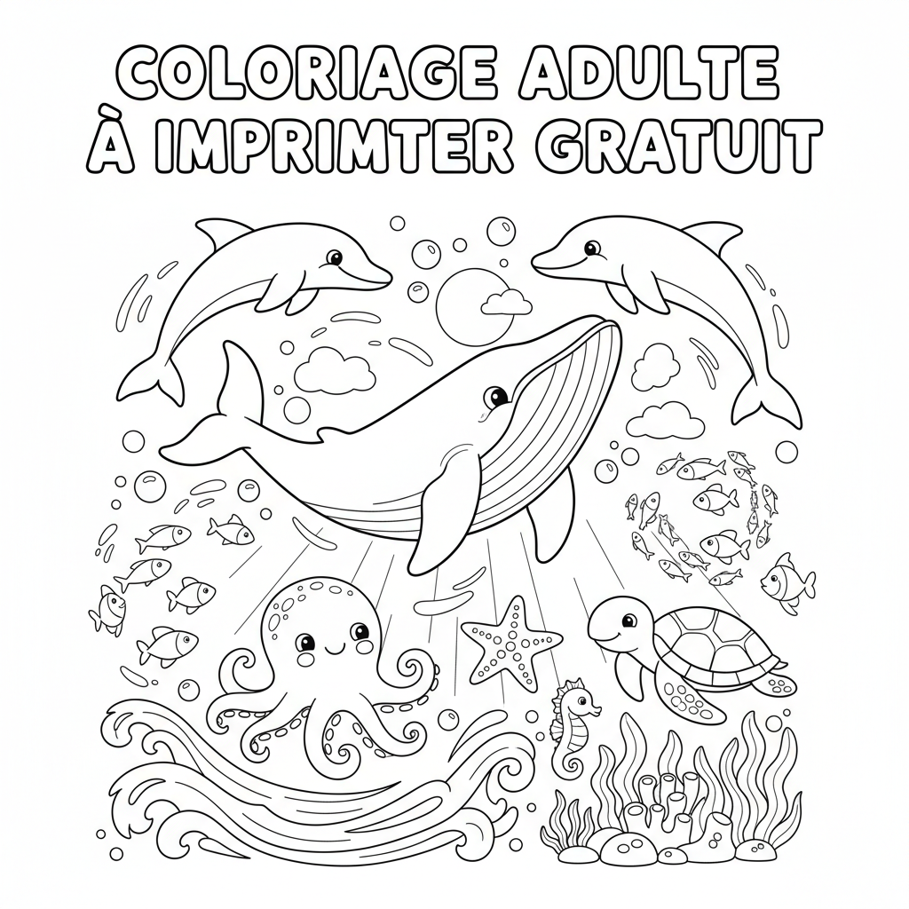 Coloriage coloriage adulte à imprimer gratuit 5