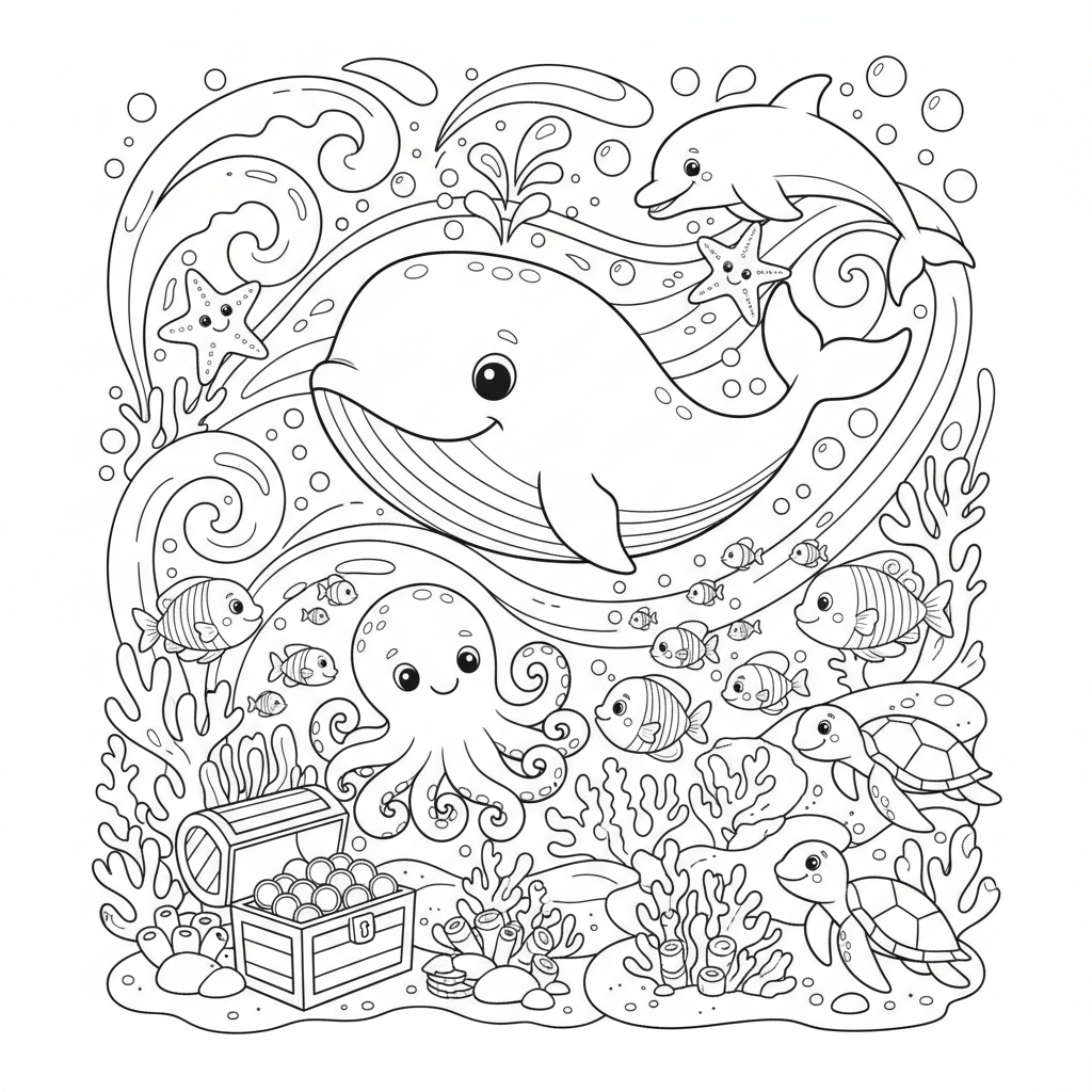 Coloriage coloriage adulte à imprimer paysage 5