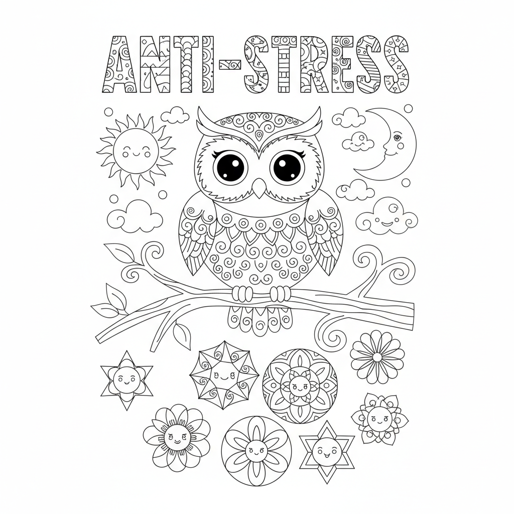 Coloriage coloriage adulte anti stress 2