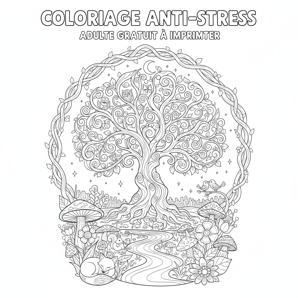Coloriage coloriage adulte gratuit à imprimer 3
