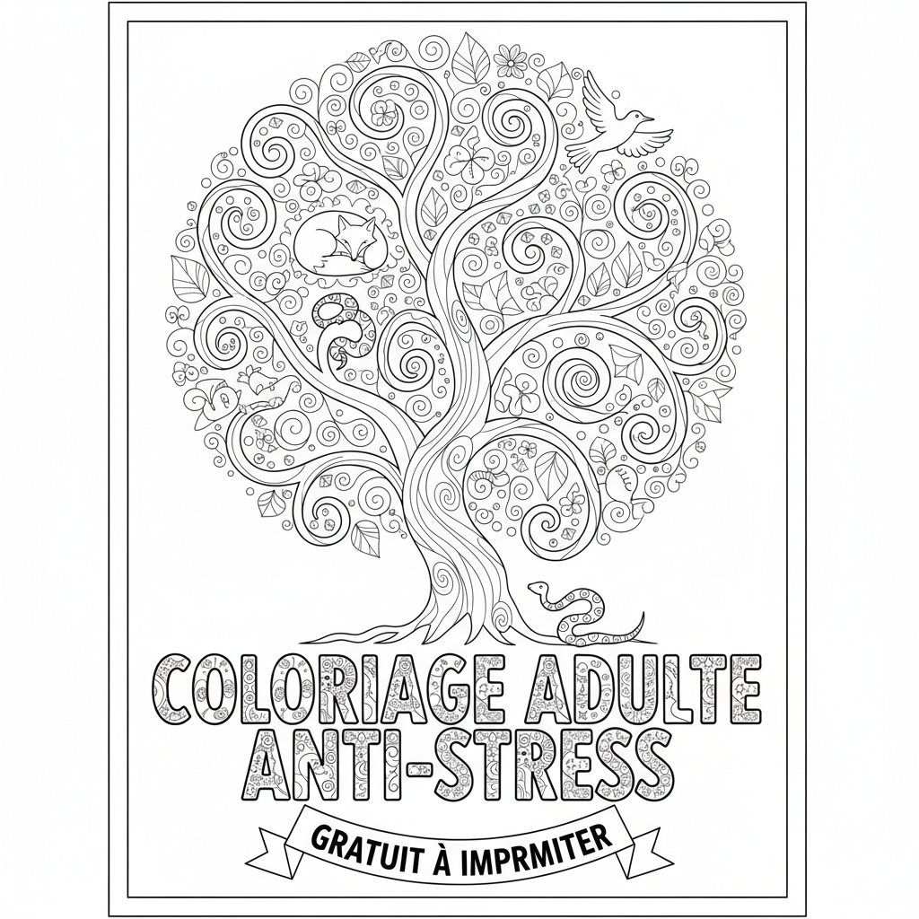 Coloriage coloriage adulte gratuit à imprimer 5