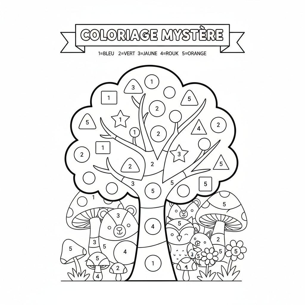 Coloriage Adulte Mystere Gratuit à Imprimer