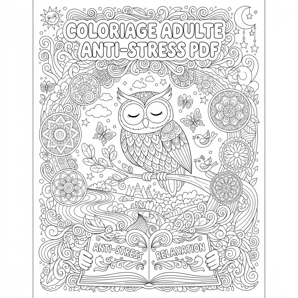 Coloriage coloriage adulte pdf 5