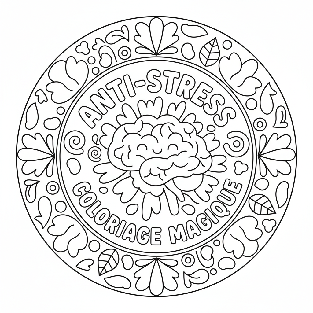 Coloriage coloriage adulte simple 1