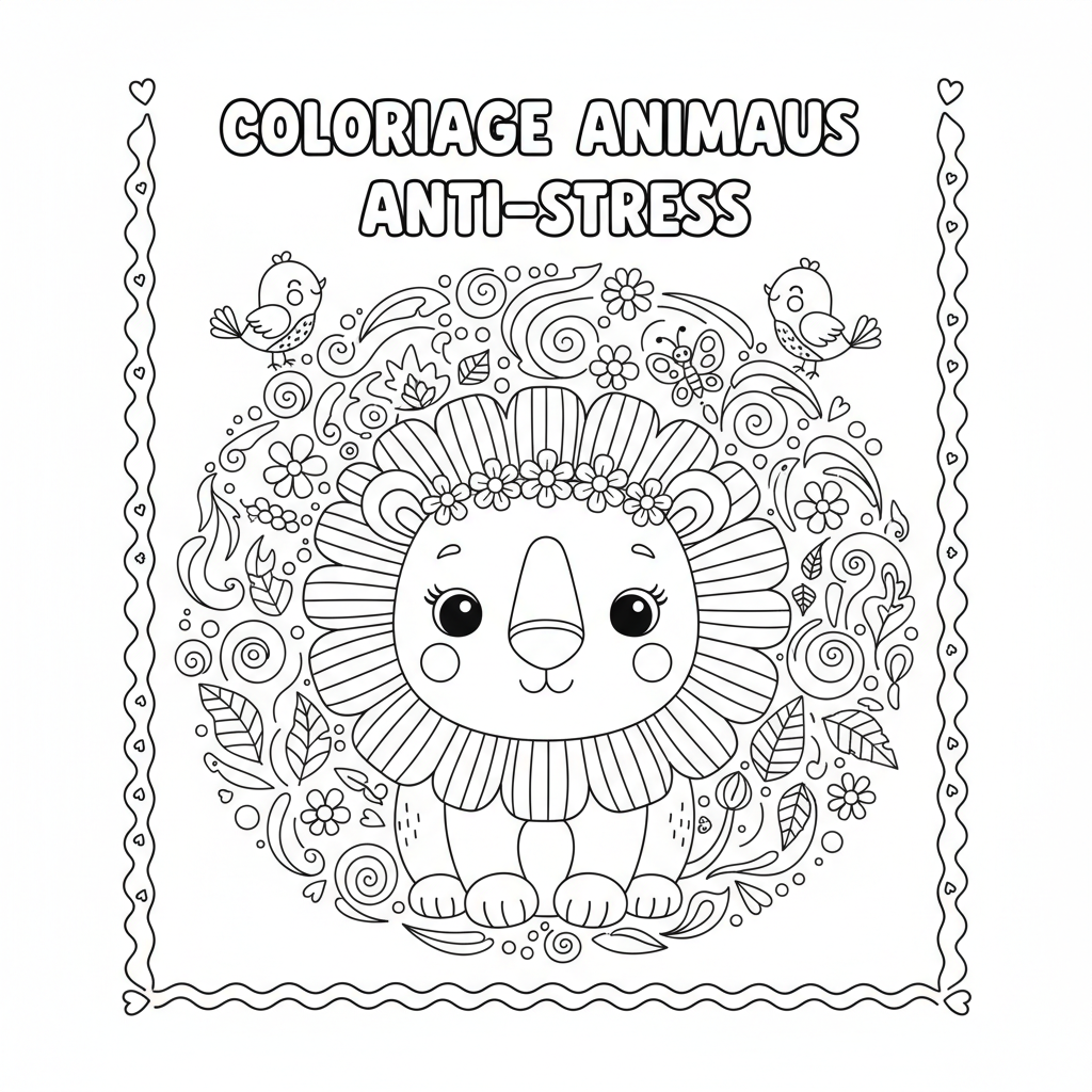 Coloriage Adultes Animaux à Imprimer Gratuitement