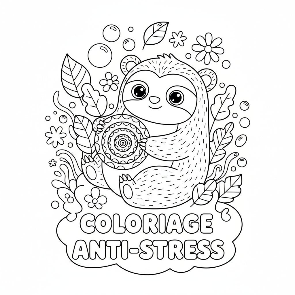 Coloriage Adultes Anti Stress à Imprimer Gratuitement