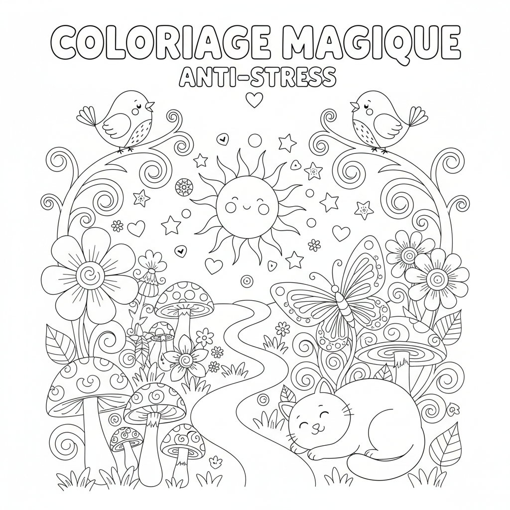 Coloriage coloriage adultes anti stress 3