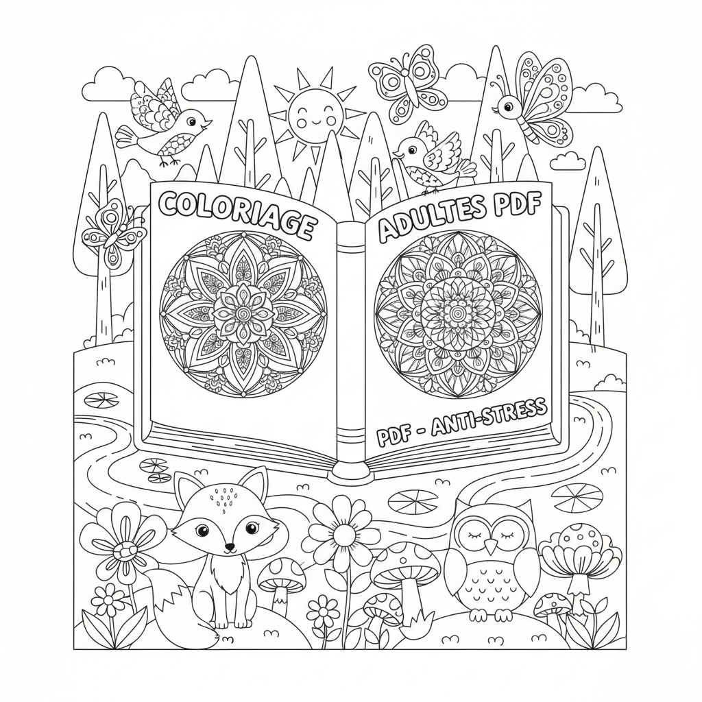 Coloriage coloriage adultes pdf 3