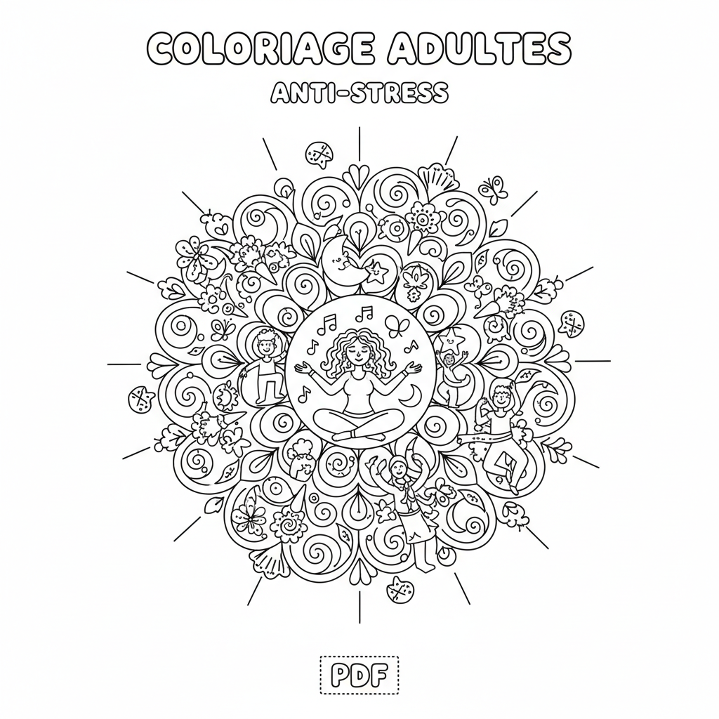 Coloriage coloriage adultes pdf 5