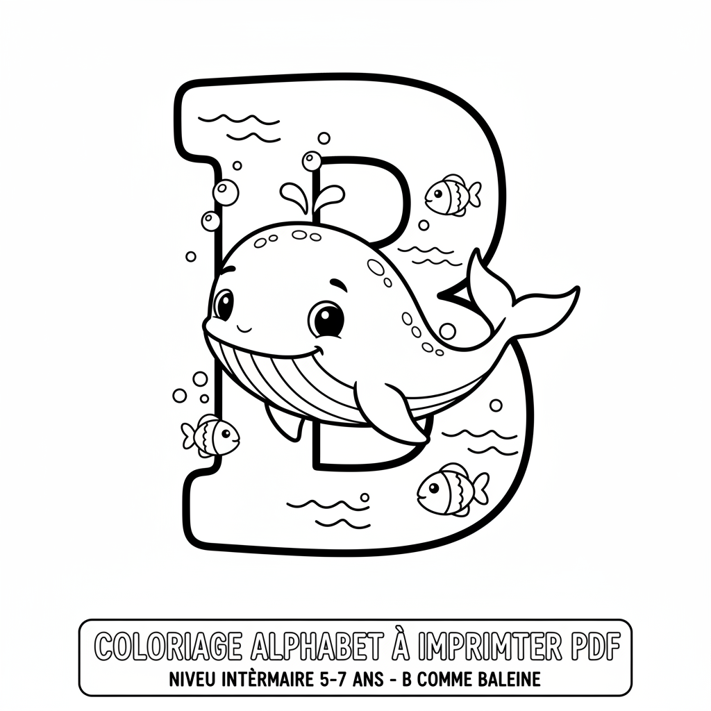 Coloriage coloriage alphabet à imprimer pdf 2