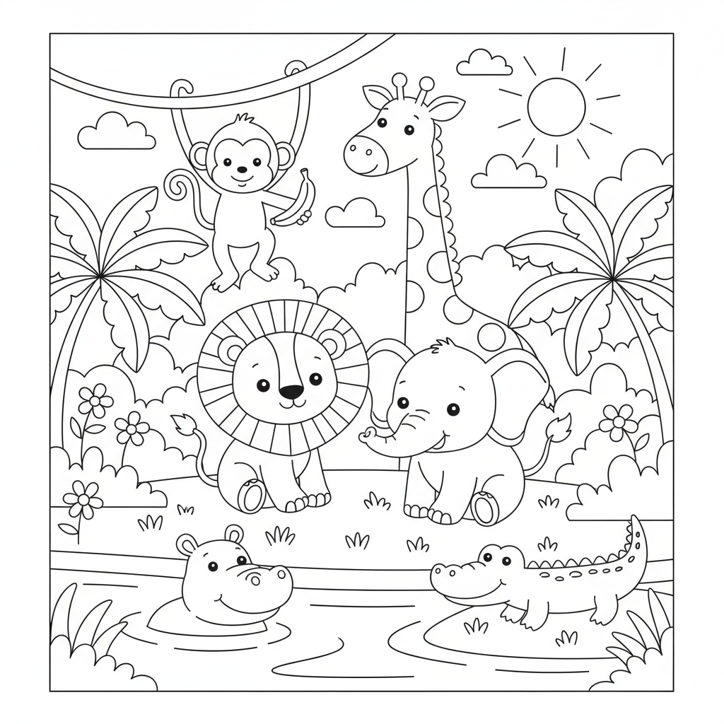 Coloriage coloriage animal 3