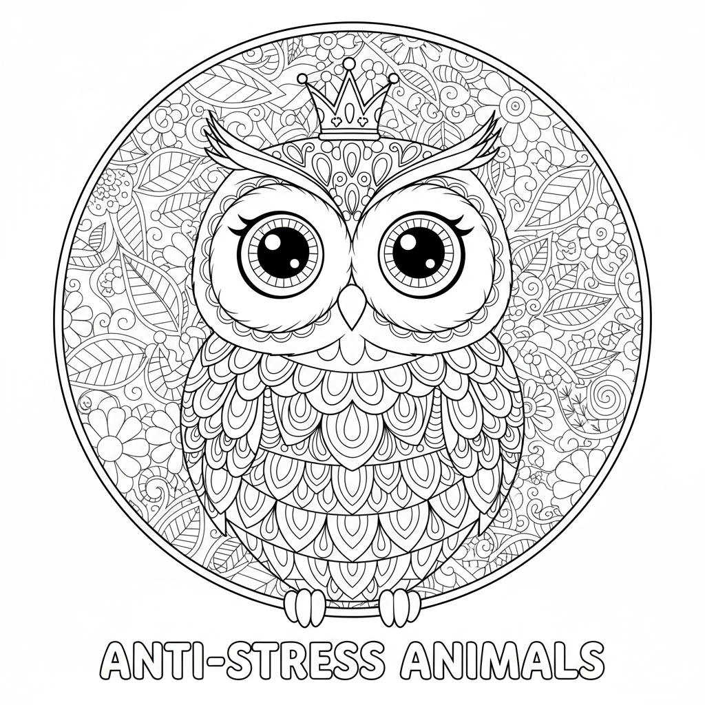 Coloriage coloriage animaux adulte 4