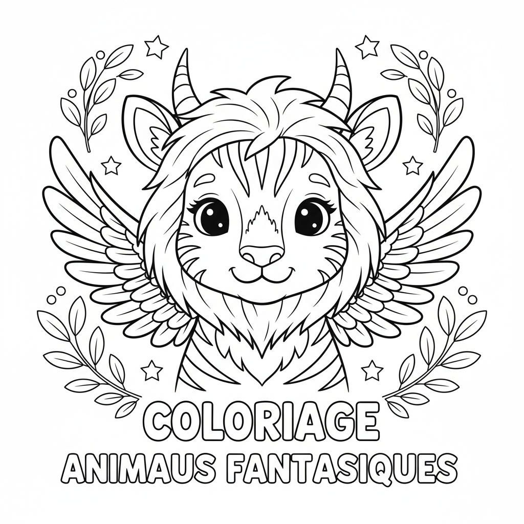 Coloriage coloriage animaux fantastiques 4