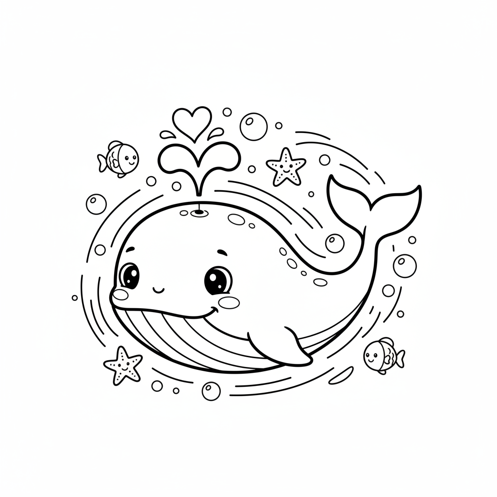 Coloriage Animaux Marin Gratuit à Imprimer