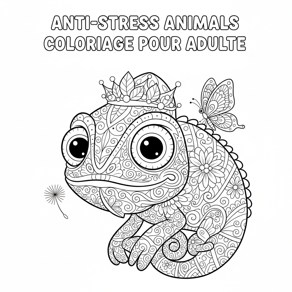 Coloriage coloriage animaux pour adulte 4