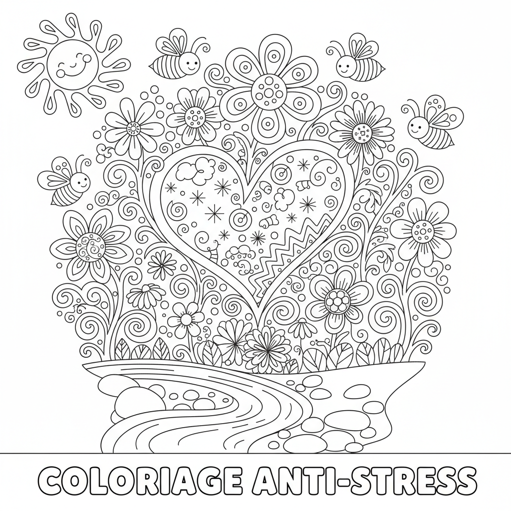 Coloriage coloriage anti stress à imprimer 2