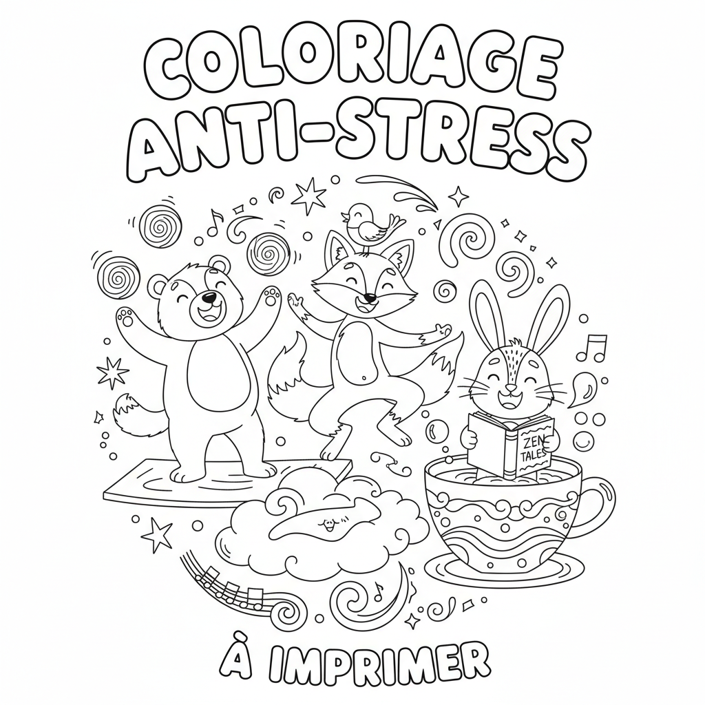 Coloriage coloriage anti stress imprimer 5