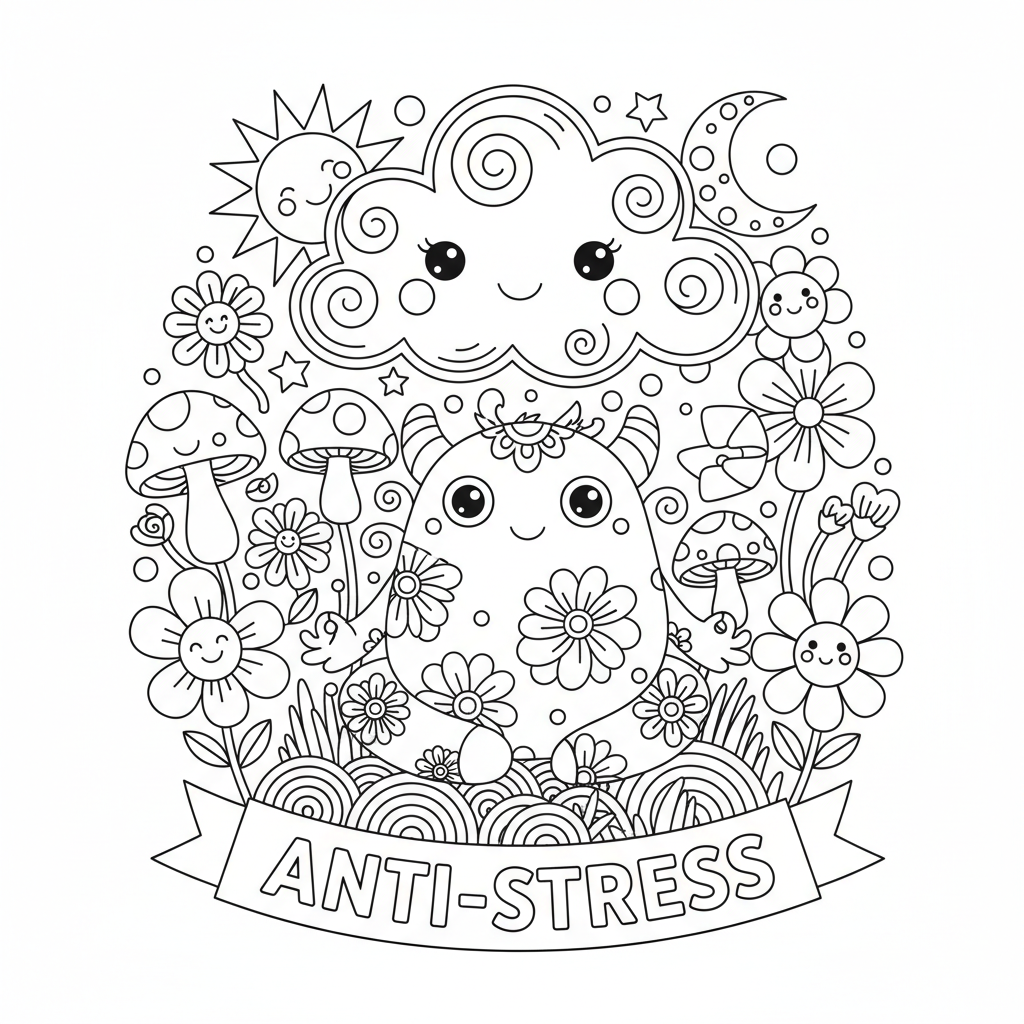 Coloriage coloriage antistress 1