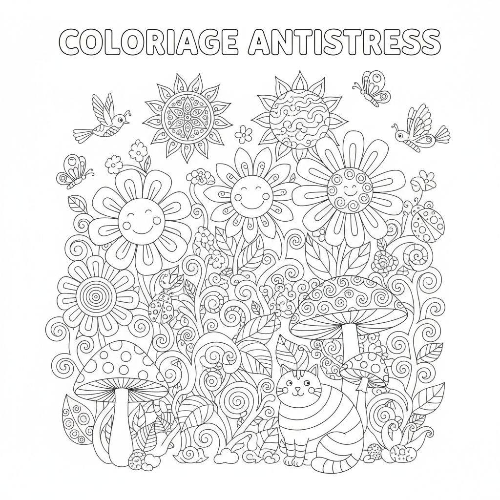 Coloriage coloriage antistress 2