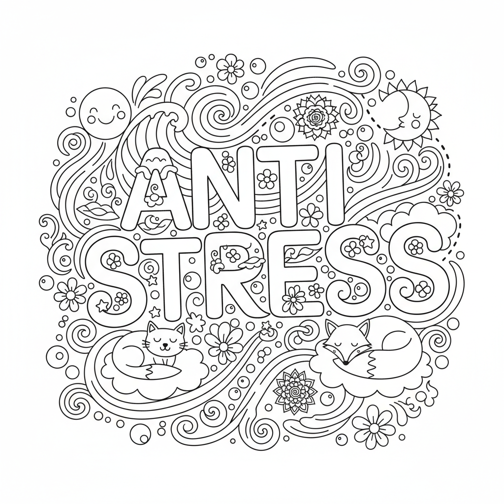 Coloriage coloriage antistress 5