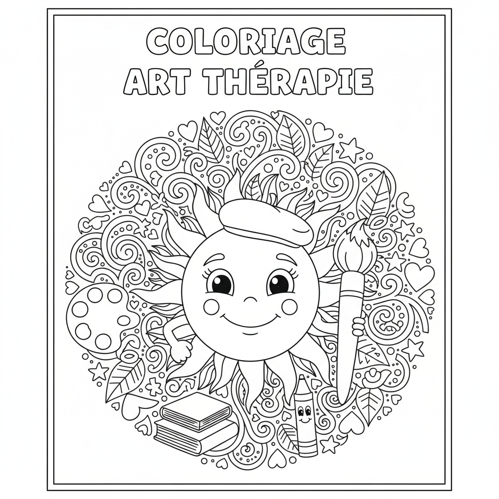Coloriage Art Therapie Gratuit à Imprimer pour Tous