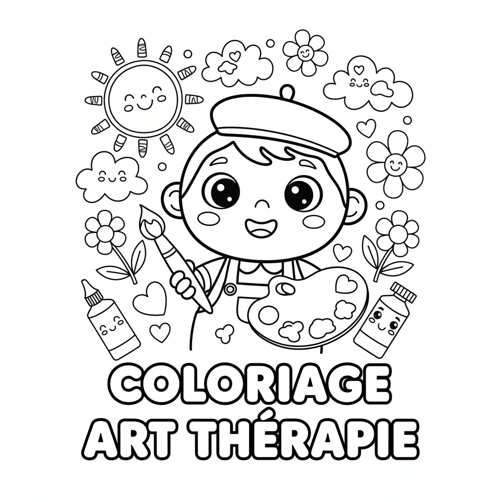 Coloriage coloriage art therapie 4