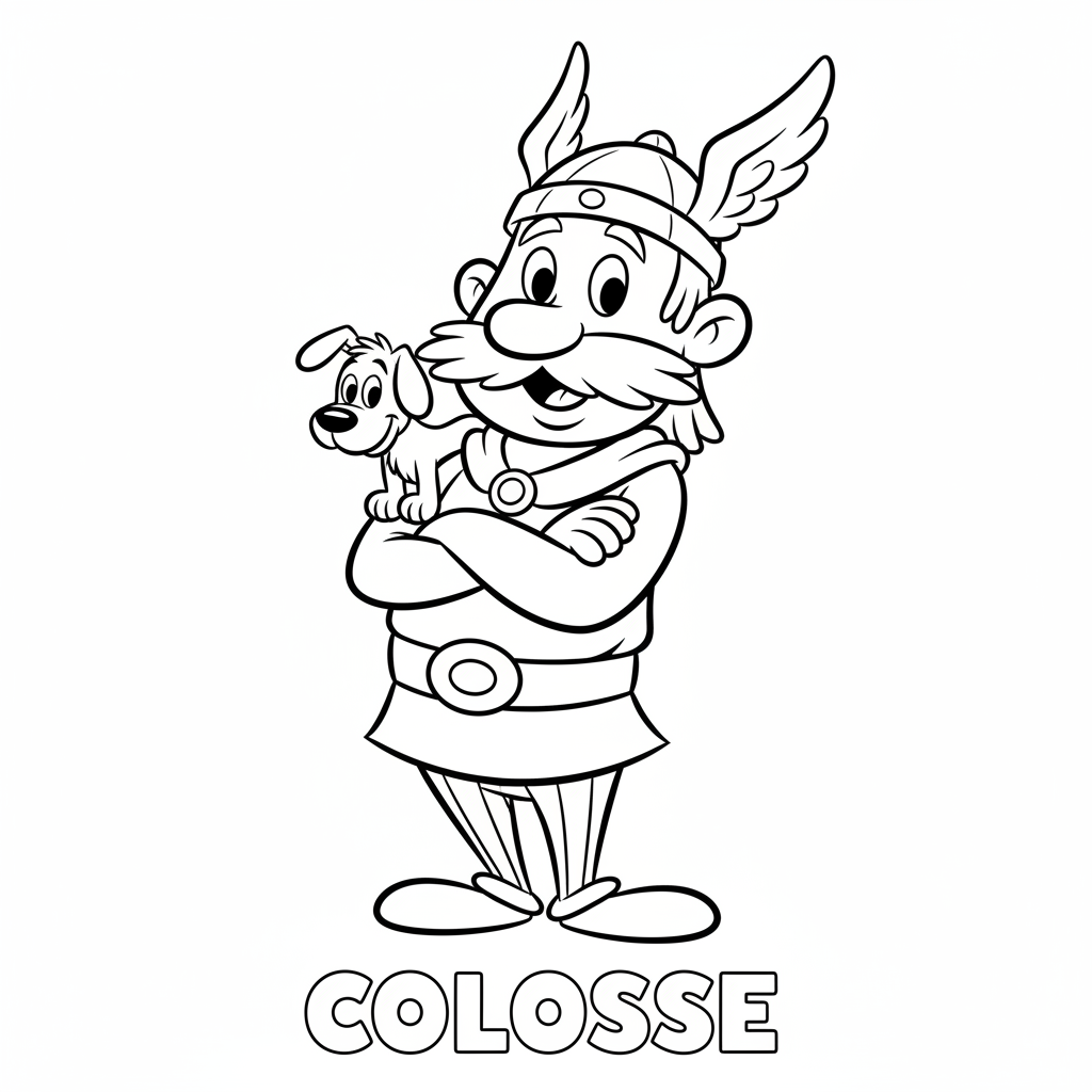 Coloriage coloriage asterix et obelix 4