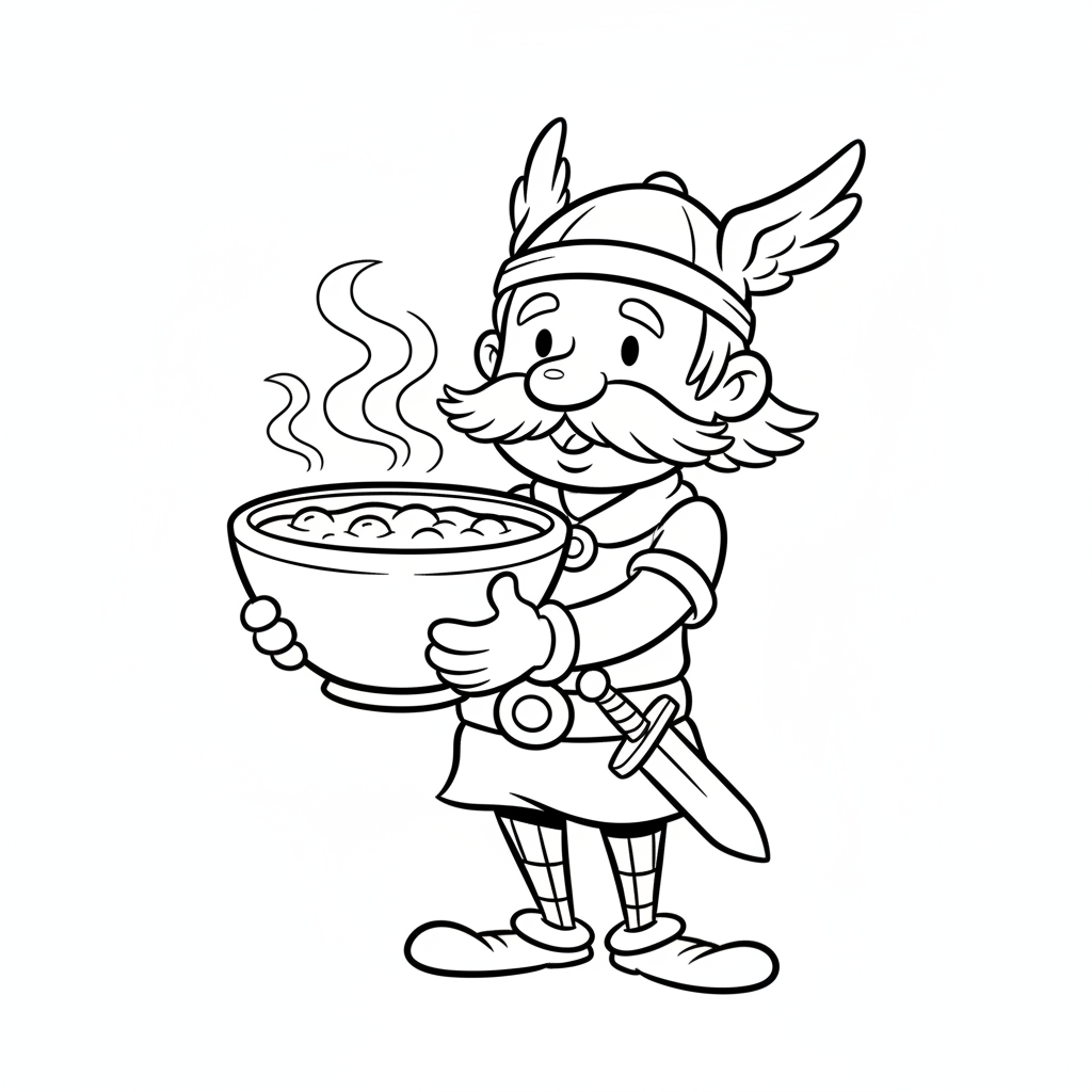 Coloriage Asterix Obelix Gratuit à Imprimer