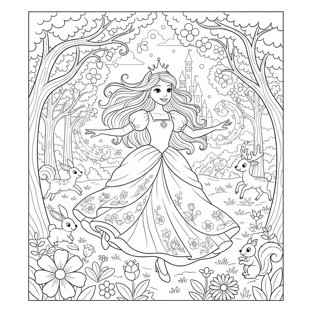 Coloriage coloriage aurore disney 5