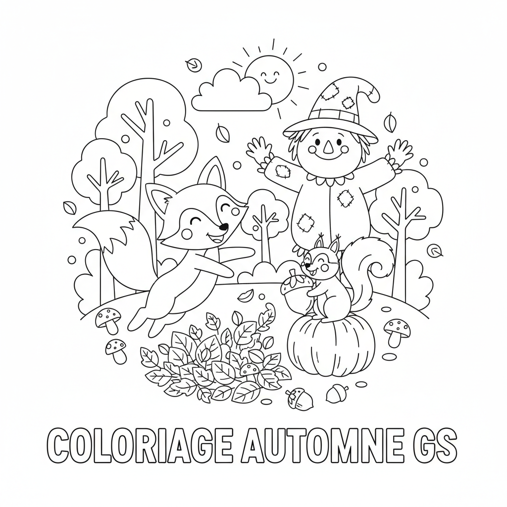 Coloriage coloriage automne gs 5