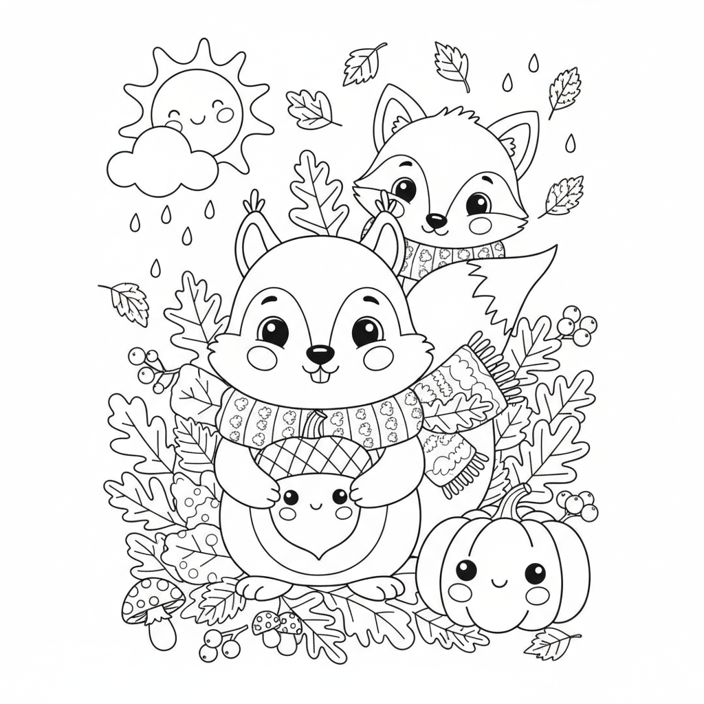 Coloriage coloriage automne petite section 4