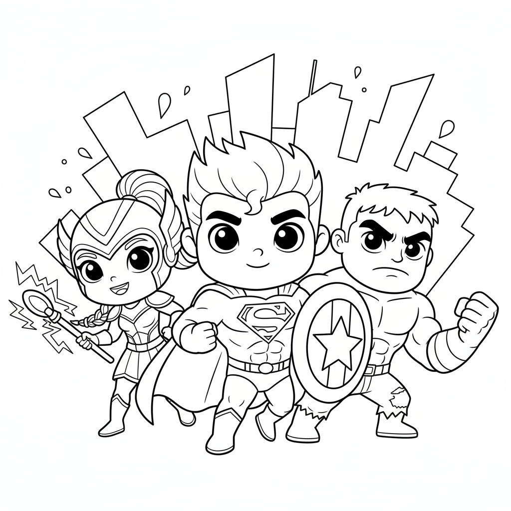 Coloriage coloriage avenger 4