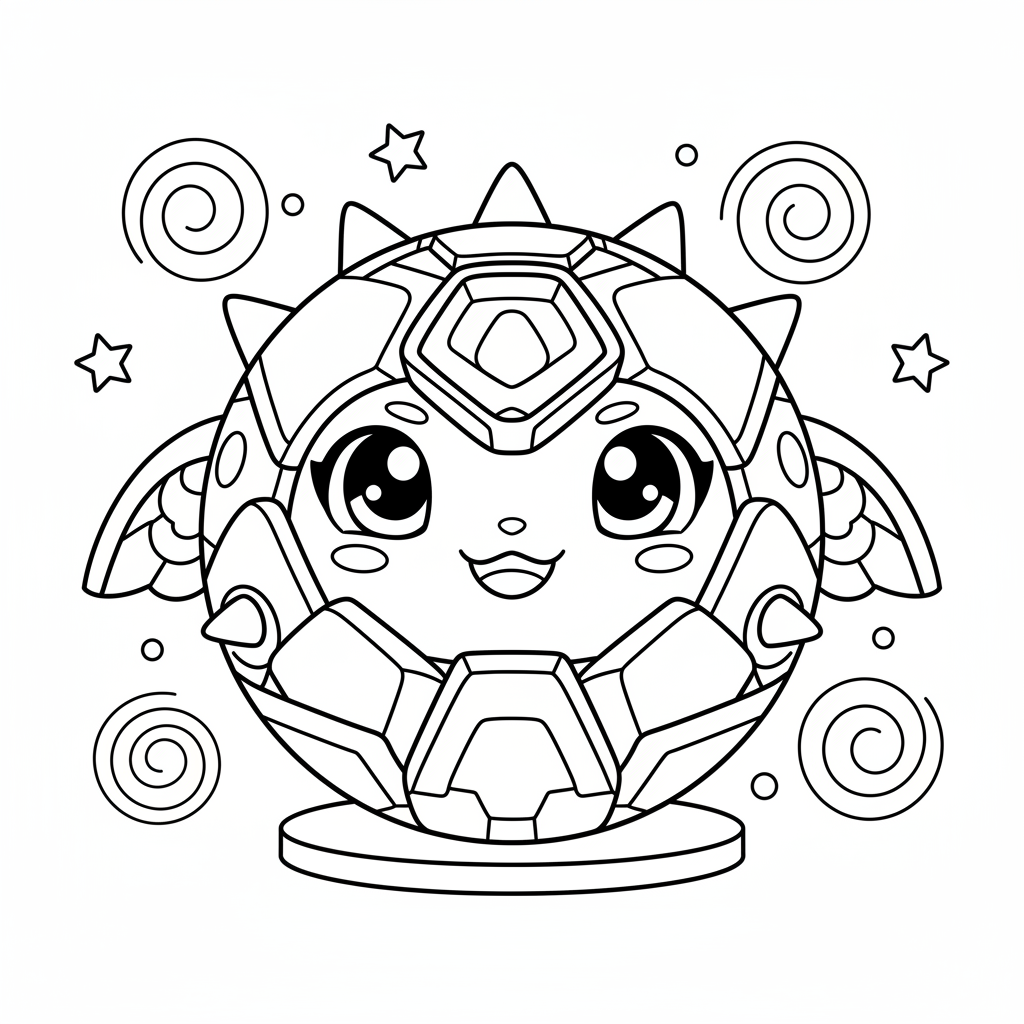 Coloriage coloriage bakugan 4