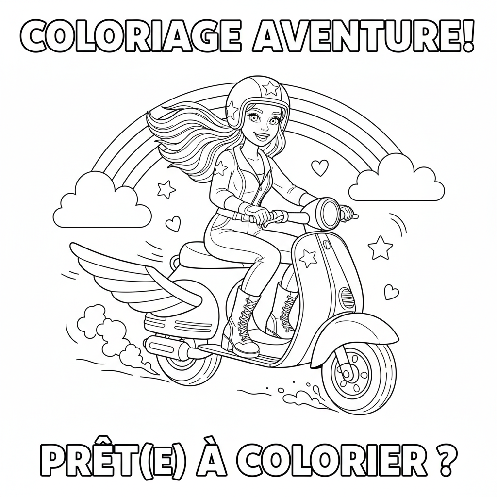 Coloriage coloriage barbies à imprimer 5
