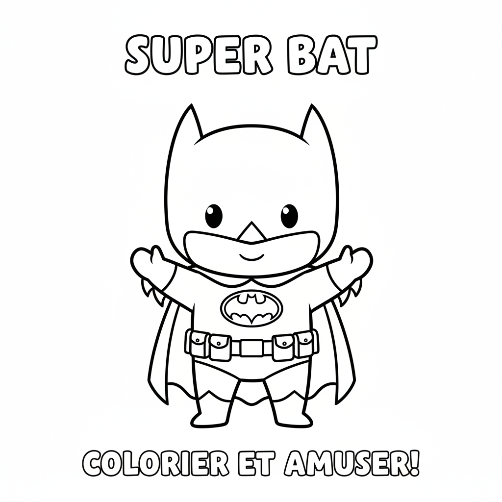 Coloriage coloriage batman imprimer