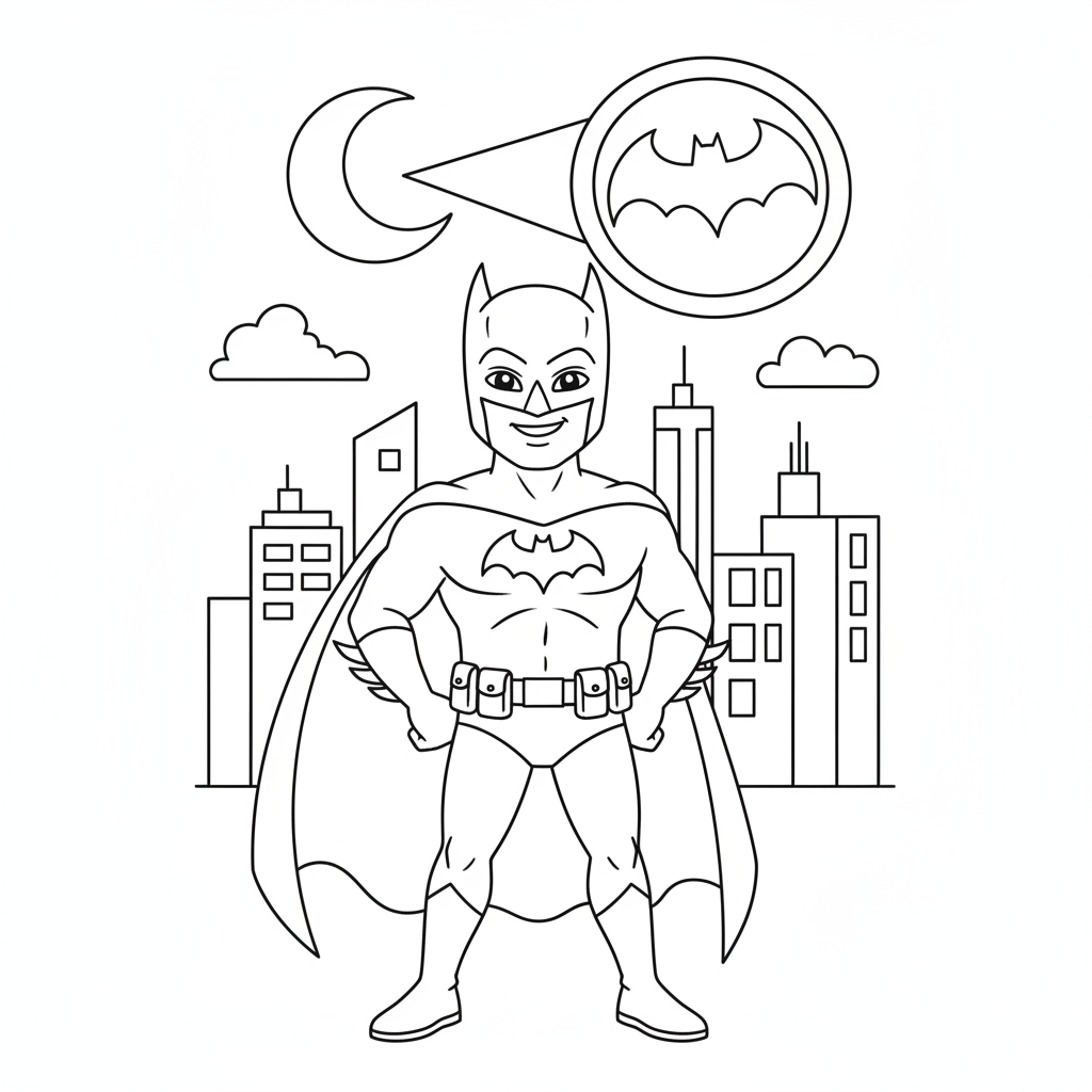 Coloriage coloriage batman imprimer 2