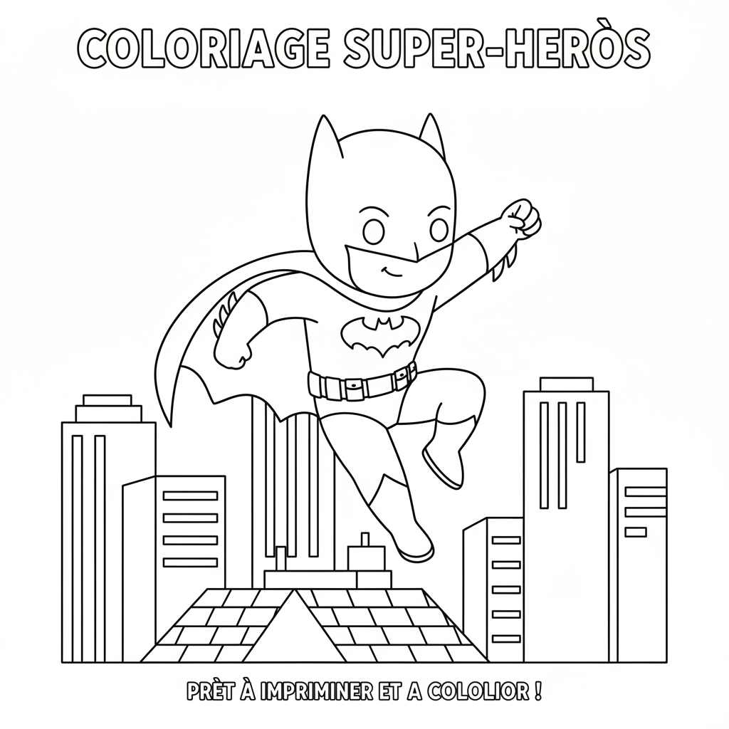 Coloriage coloriage batman imprimer 5