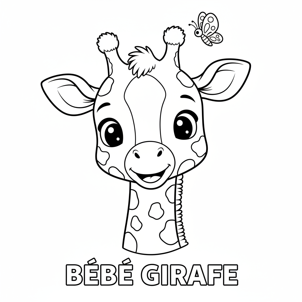 Coloriage coloriage bébés animaux 4