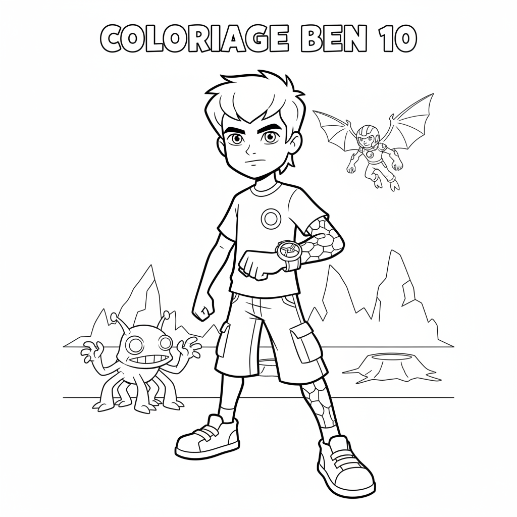 Coloriage coloriage ben 10 2