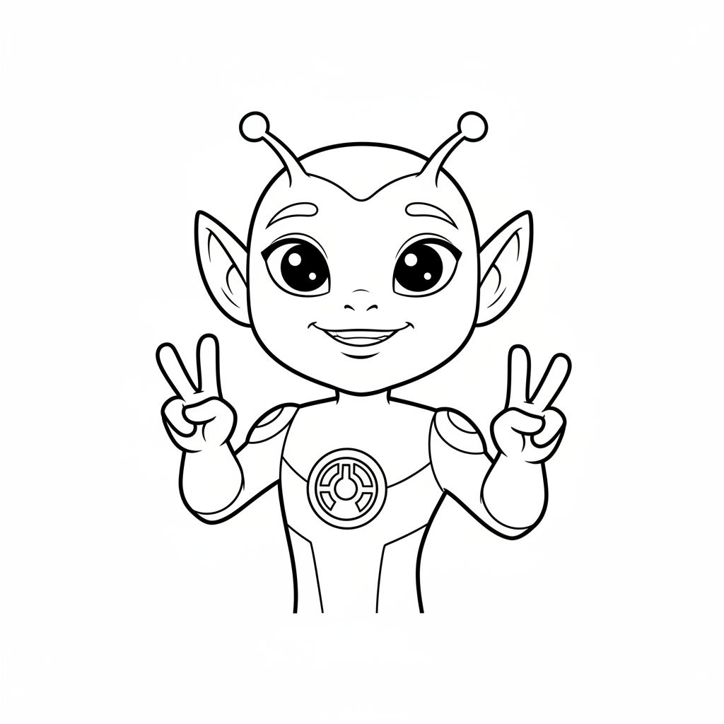 Coloriage coloriage ben 10 alien 4