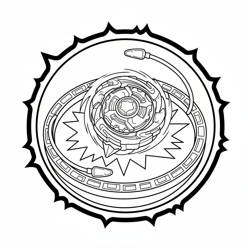 Coloriage coloriage beyblade 5