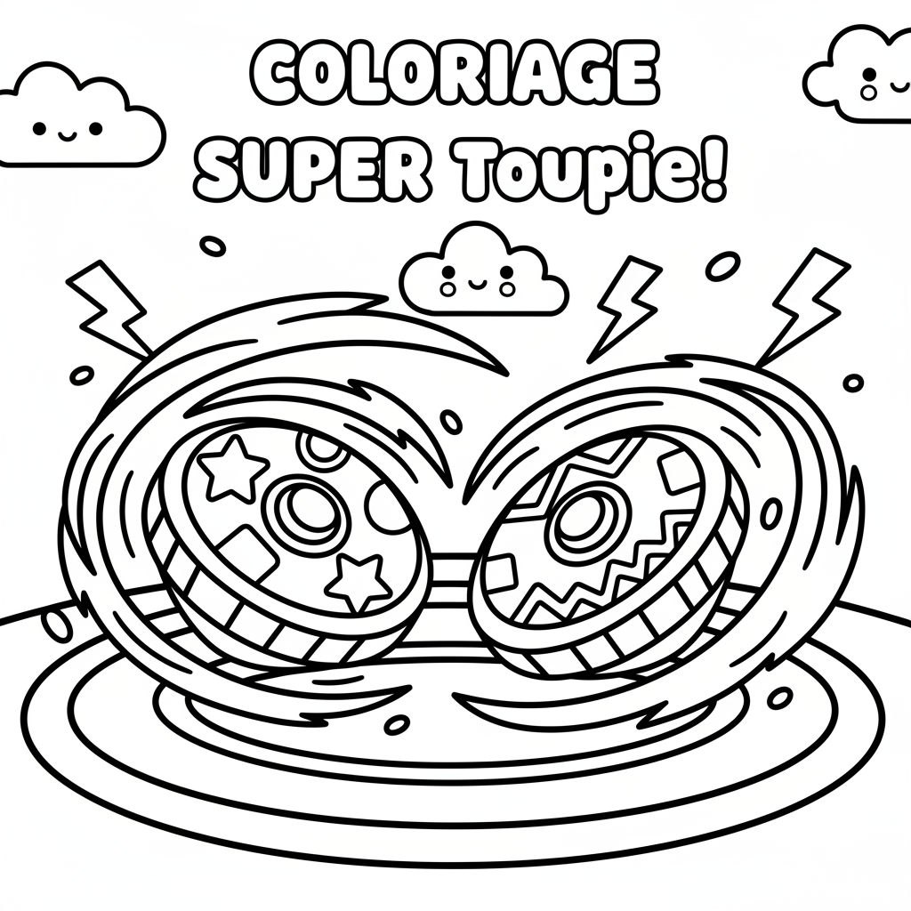 Coloriage coloriage beyblade à imprimer